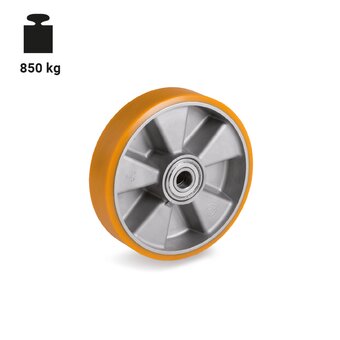 TR-65AL-W-Ruote in poliuretano TR